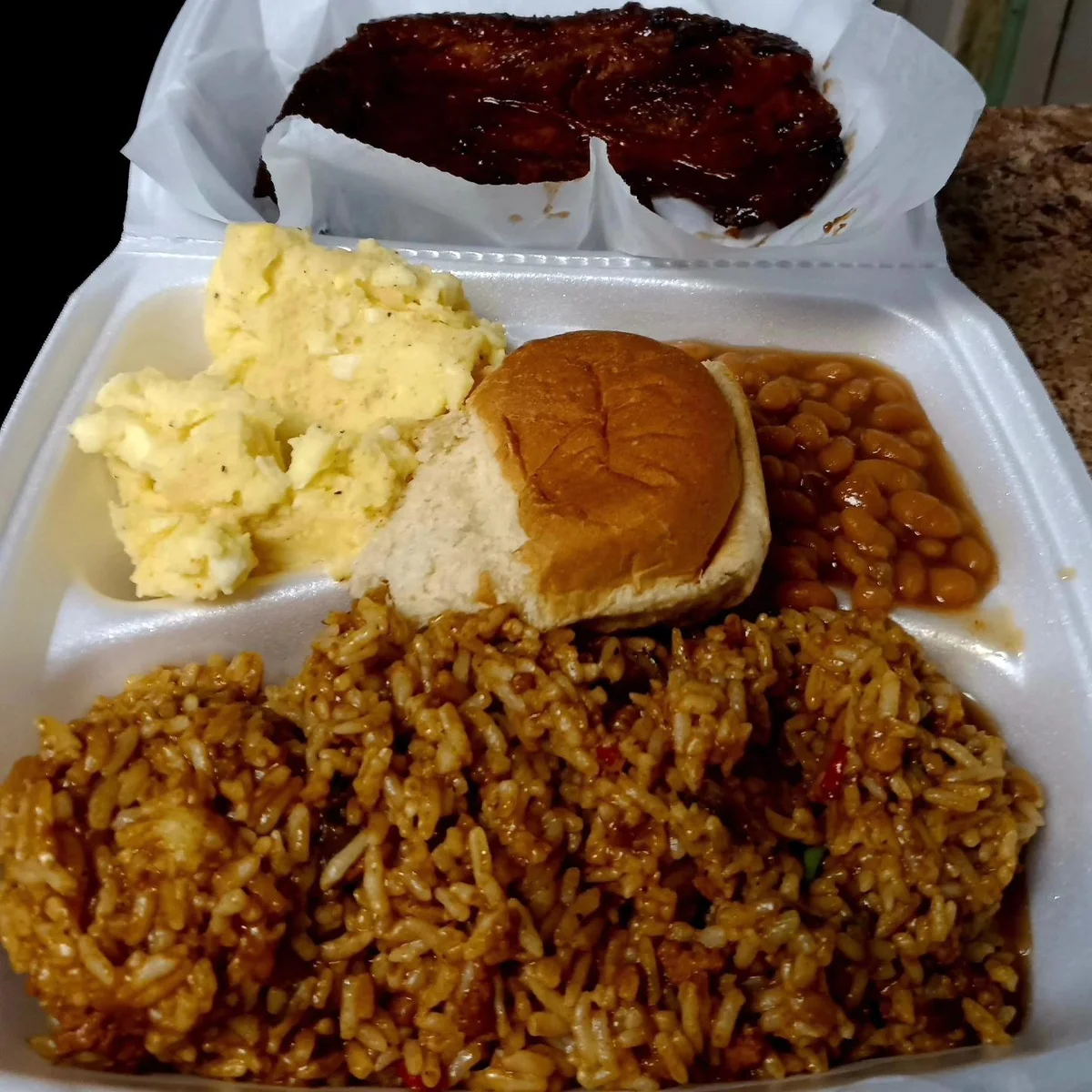 Tuesday Special - BBQ ribs with sides